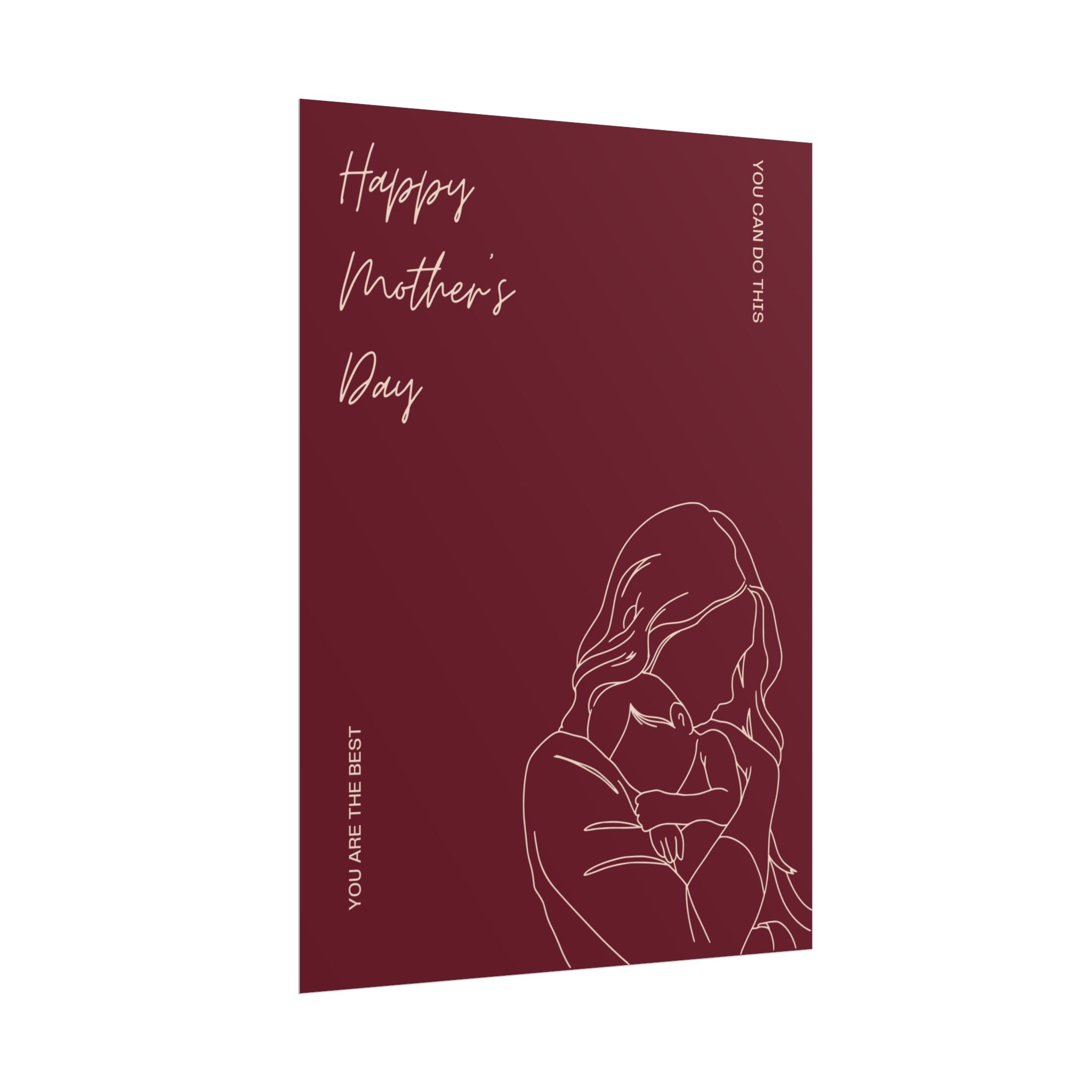 Mother's Day Rolled Poster — Floral Gift Print