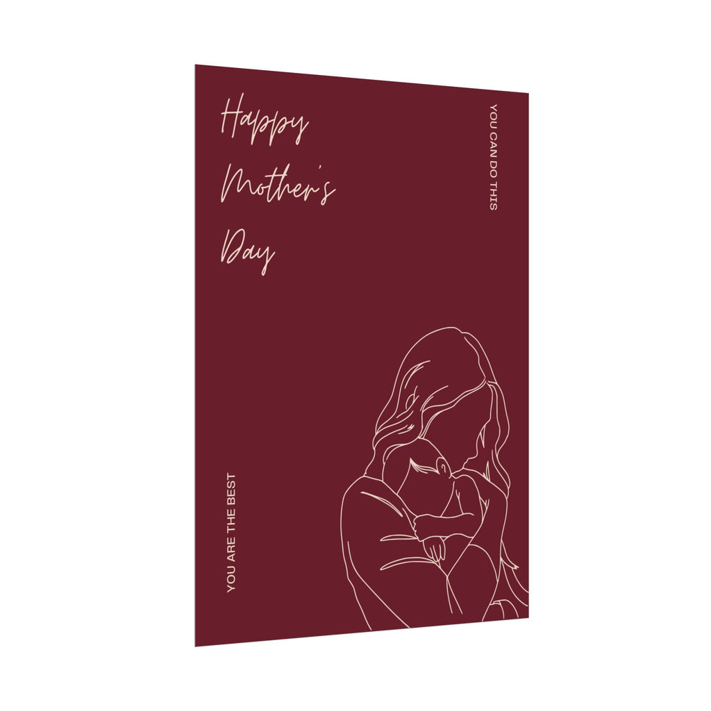 Mother's Day Rolled Poster — Floral Gift Print