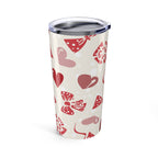 Valentine's Day 20oz Tumbler — 'Full of Red Heart' Love Travel Mug
