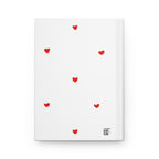 Boss Babe Hardcover Journal — Empowering Pink & Red Heart Notebook for Women