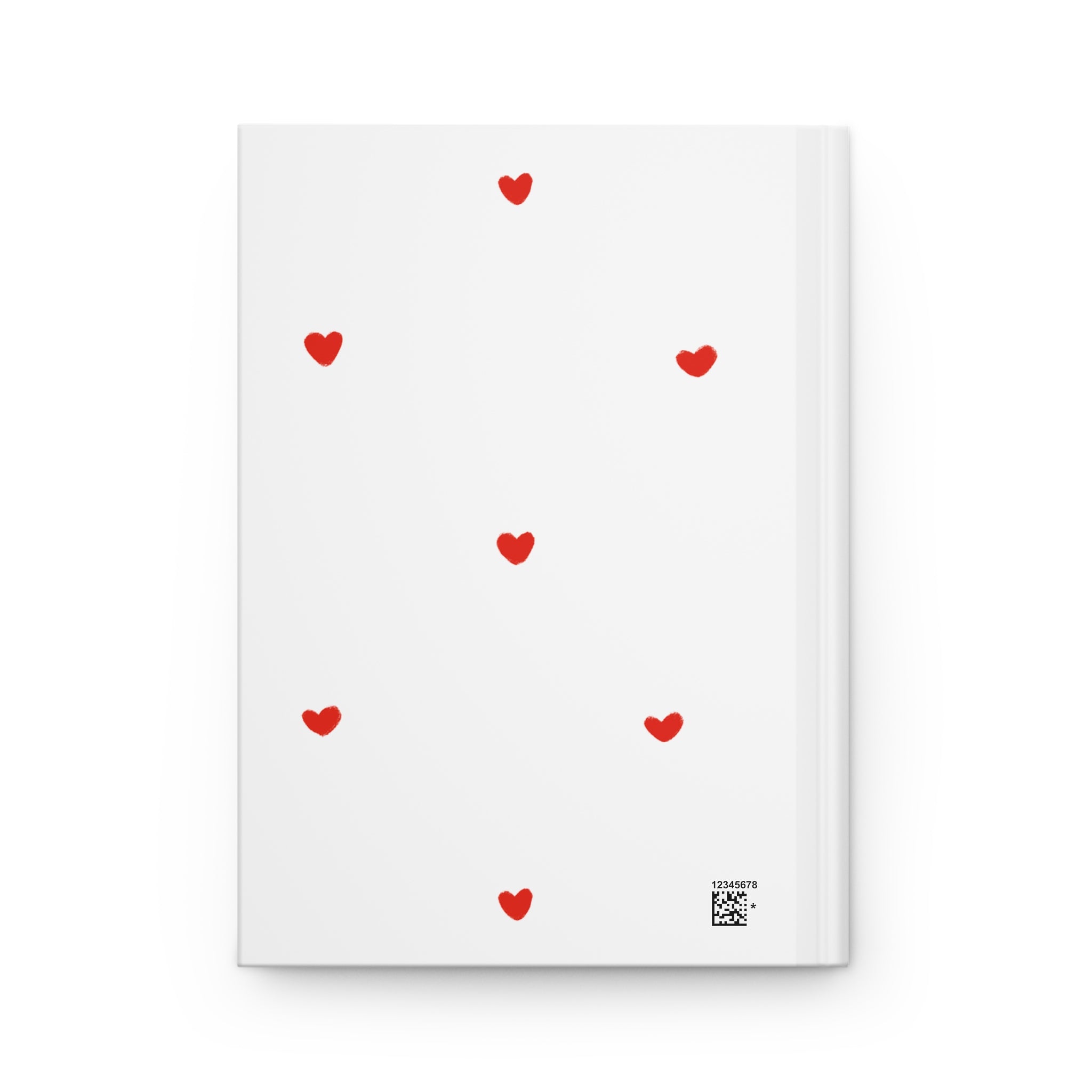 Boss Babe Hardcover Journal — Empowering Pink & Red Heart Notebook for Women