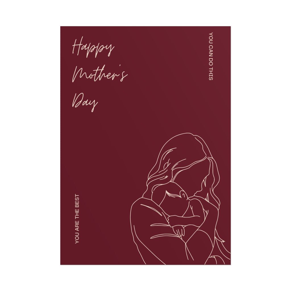 Mother's Day Rolled Poster — Floral Gift Print