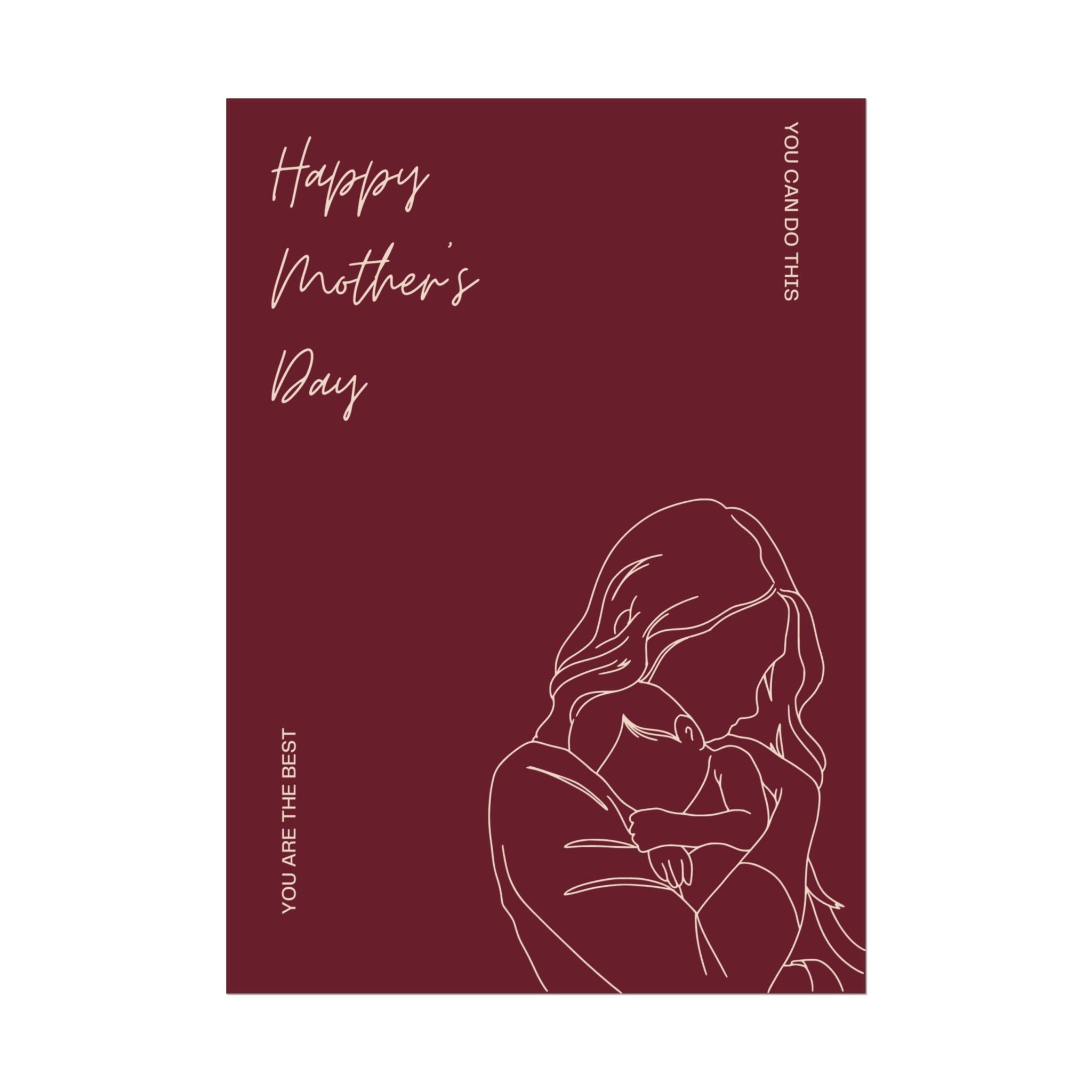 Mother's Day Rolled Poster — Floral Gift Print