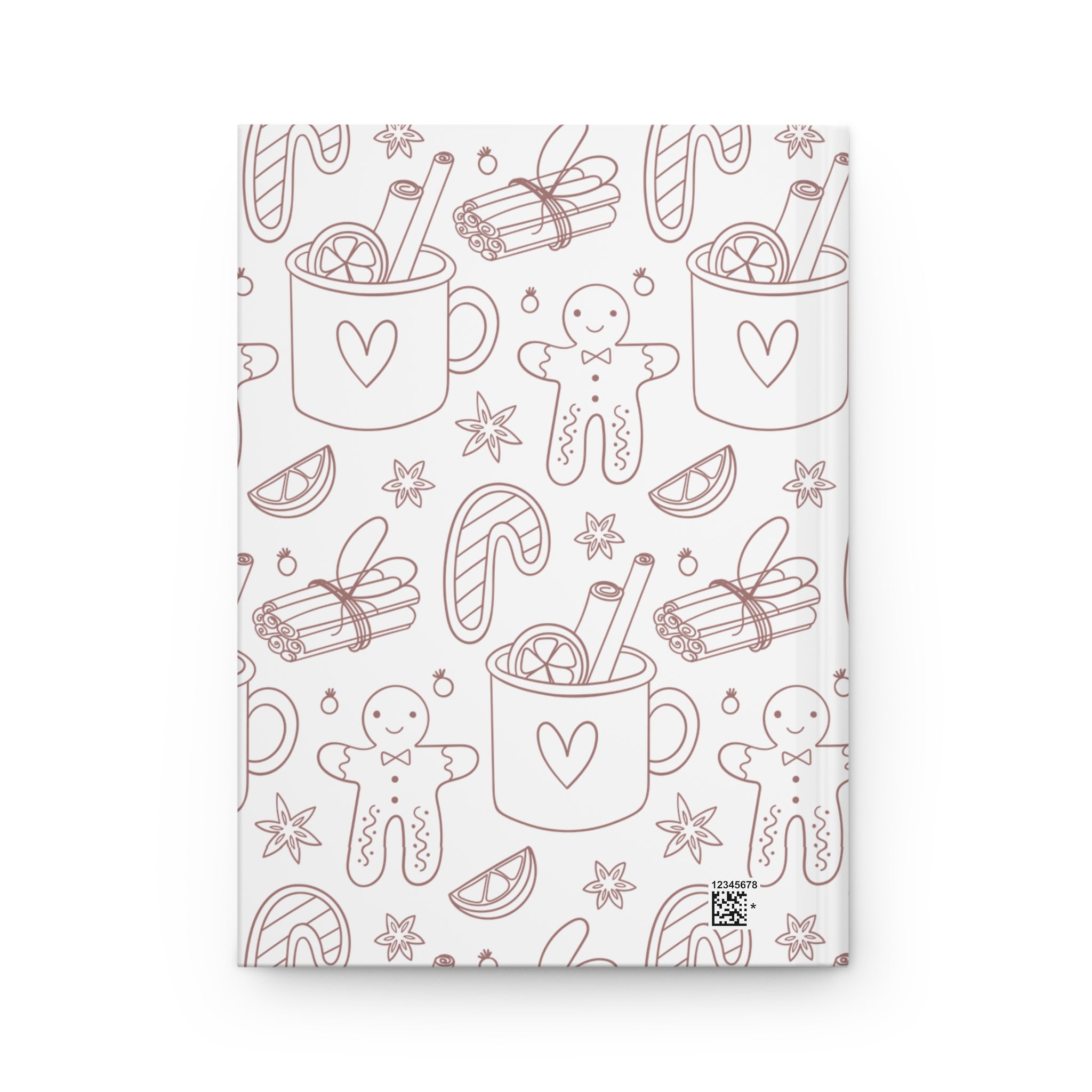 2026 Holiday Gingerbread Hardcover Journal — Festive Planner & Notebook