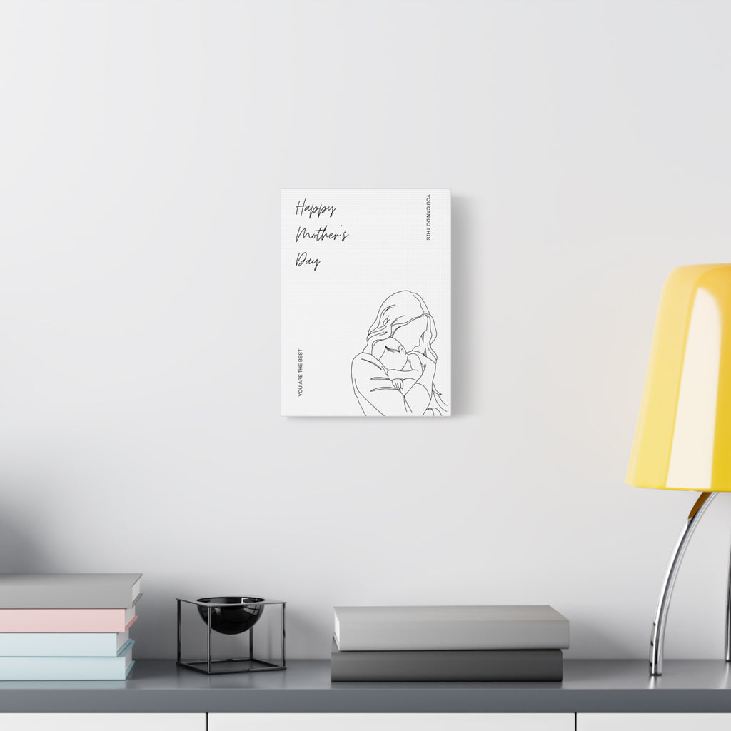 Mother's Day Matte Canvas Print — Stretched 1.25"
