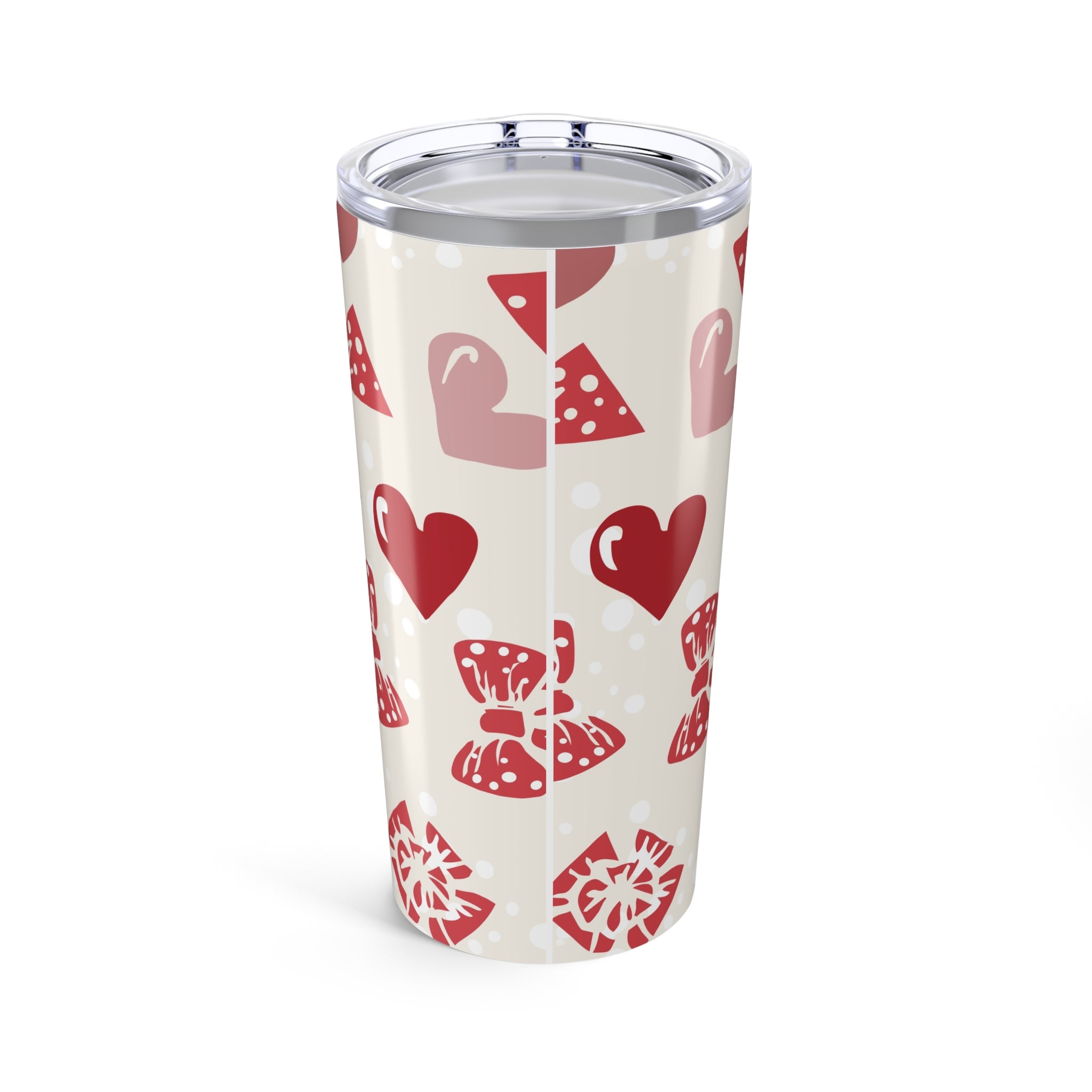 Valentine's Day 20oz Tumbler — 'Full of Red Heart' Love Travel Mug
