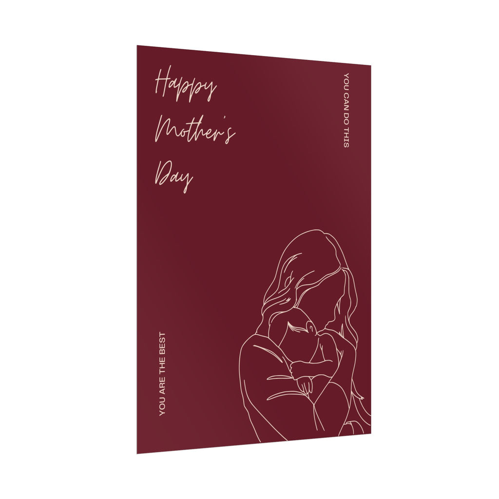 Mother's Day Rolled Poster — Floral Gift Print