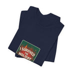 I Survived the Holiday Party Tee | funny holiday shirt, holiday survival tee
