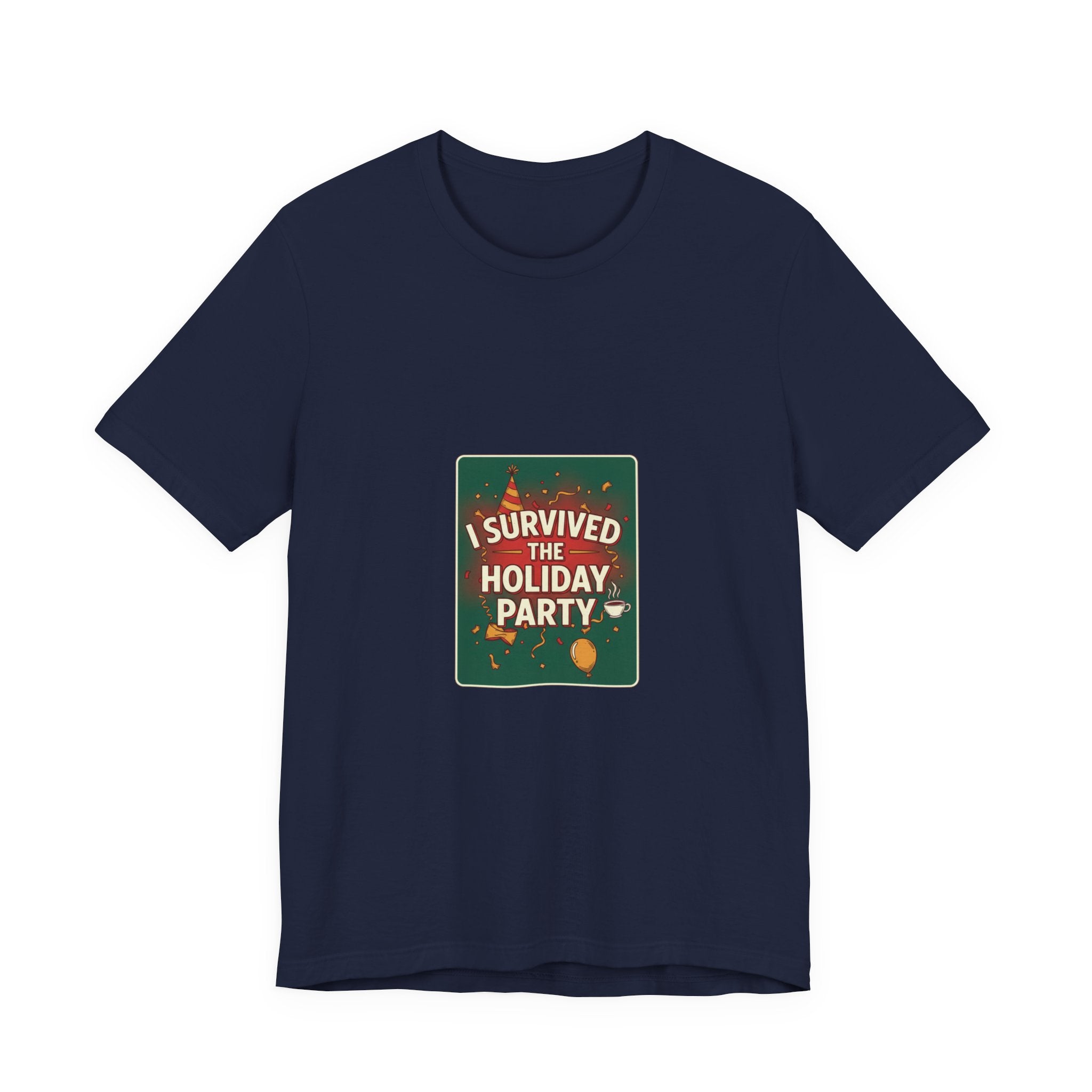 I Survived the Holiday Party Tee | funny holiday shirt, holiday survival tee