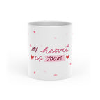 Ceramic Mug — “My Heart Is Yours” Romantic Valentine’s Coffee Cup