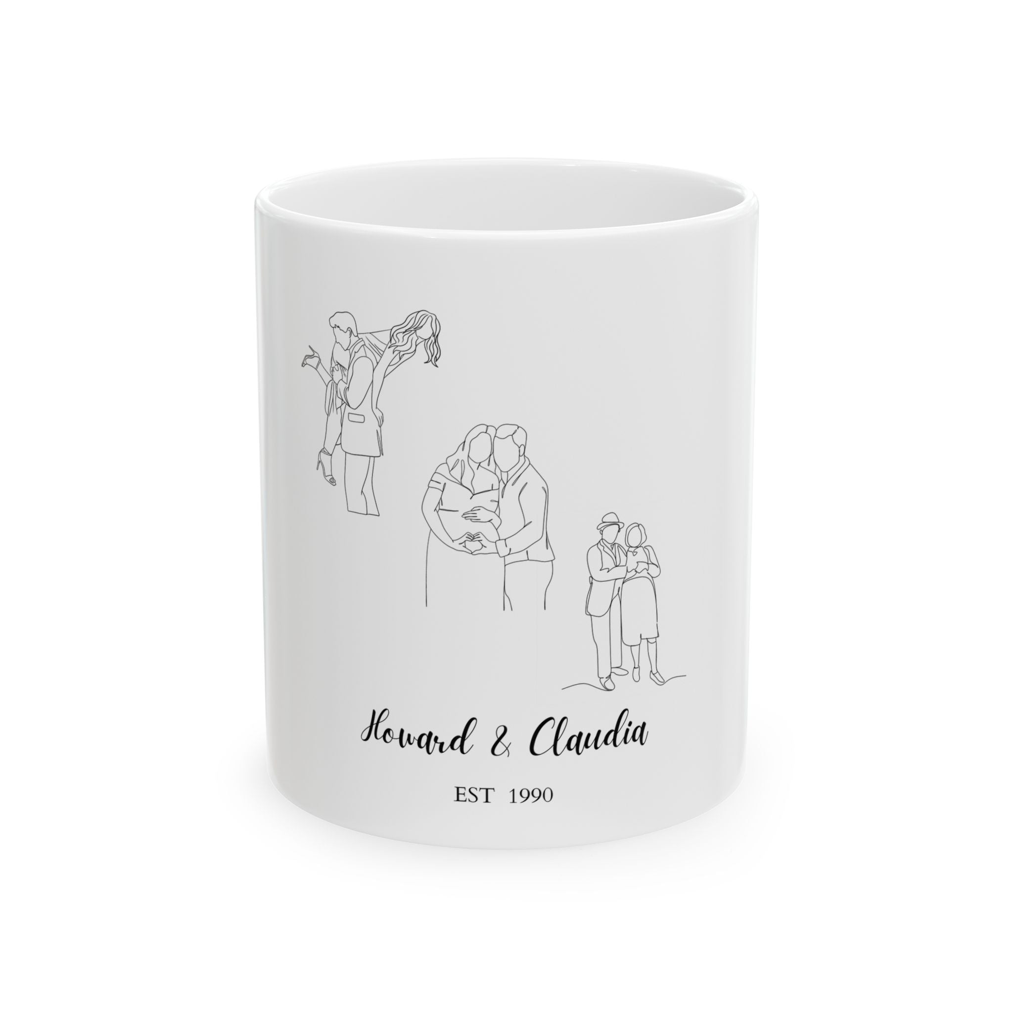 Ceramic Mug for your anniversary , wify gift , love .
