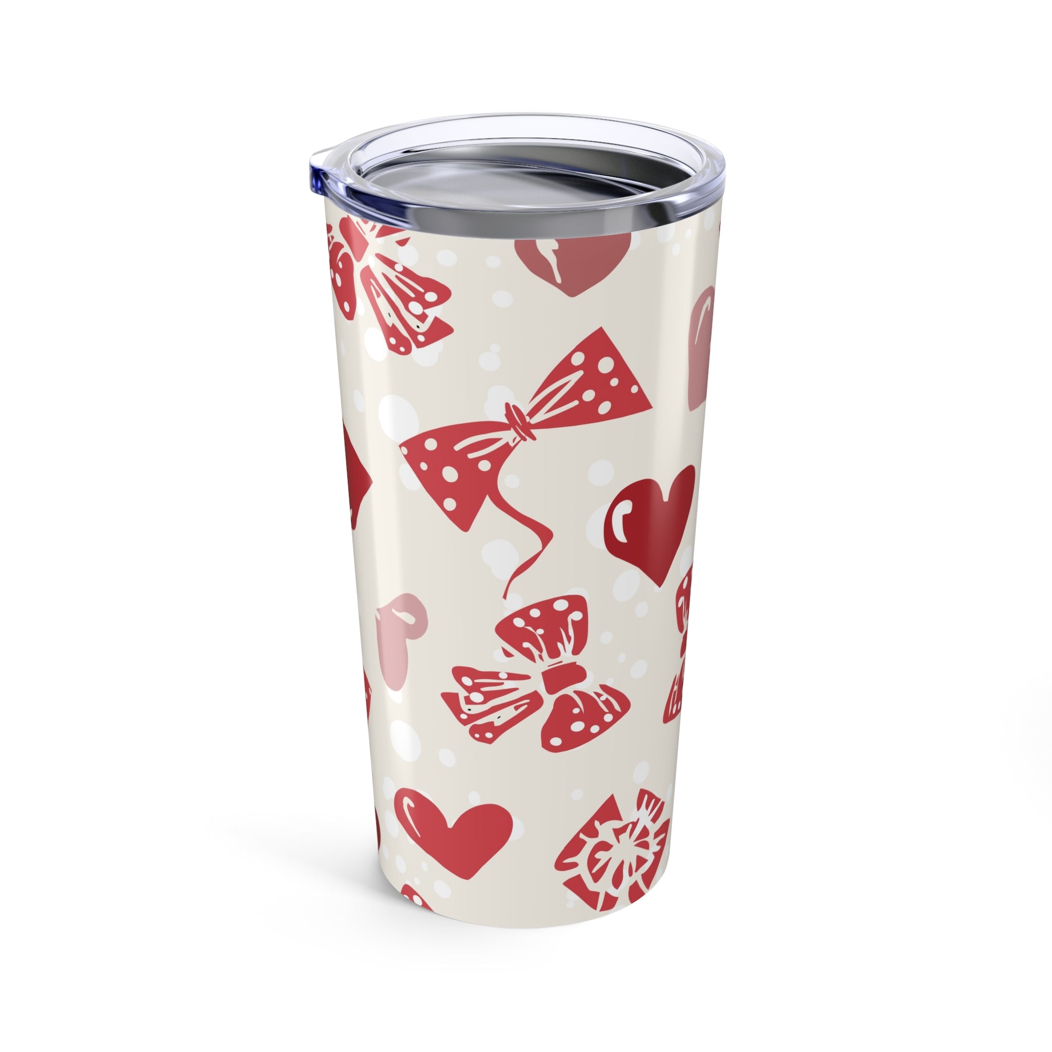 Valentine's Day 20oz Tumbler — 'Full of Red Heart' Love Travel Mug