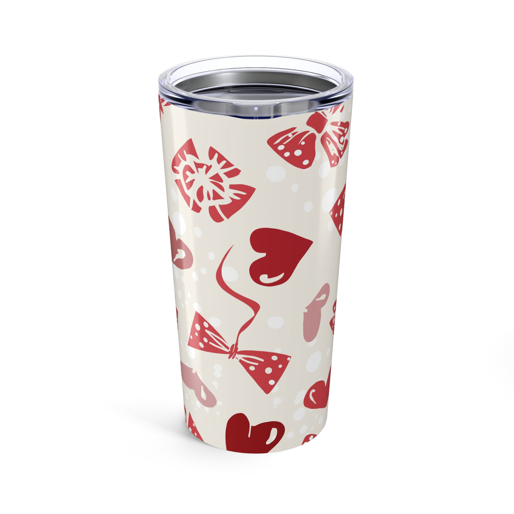 Valentine's Day 20oz Tumbler — 'Full of Red Heart' Love Travel Mug