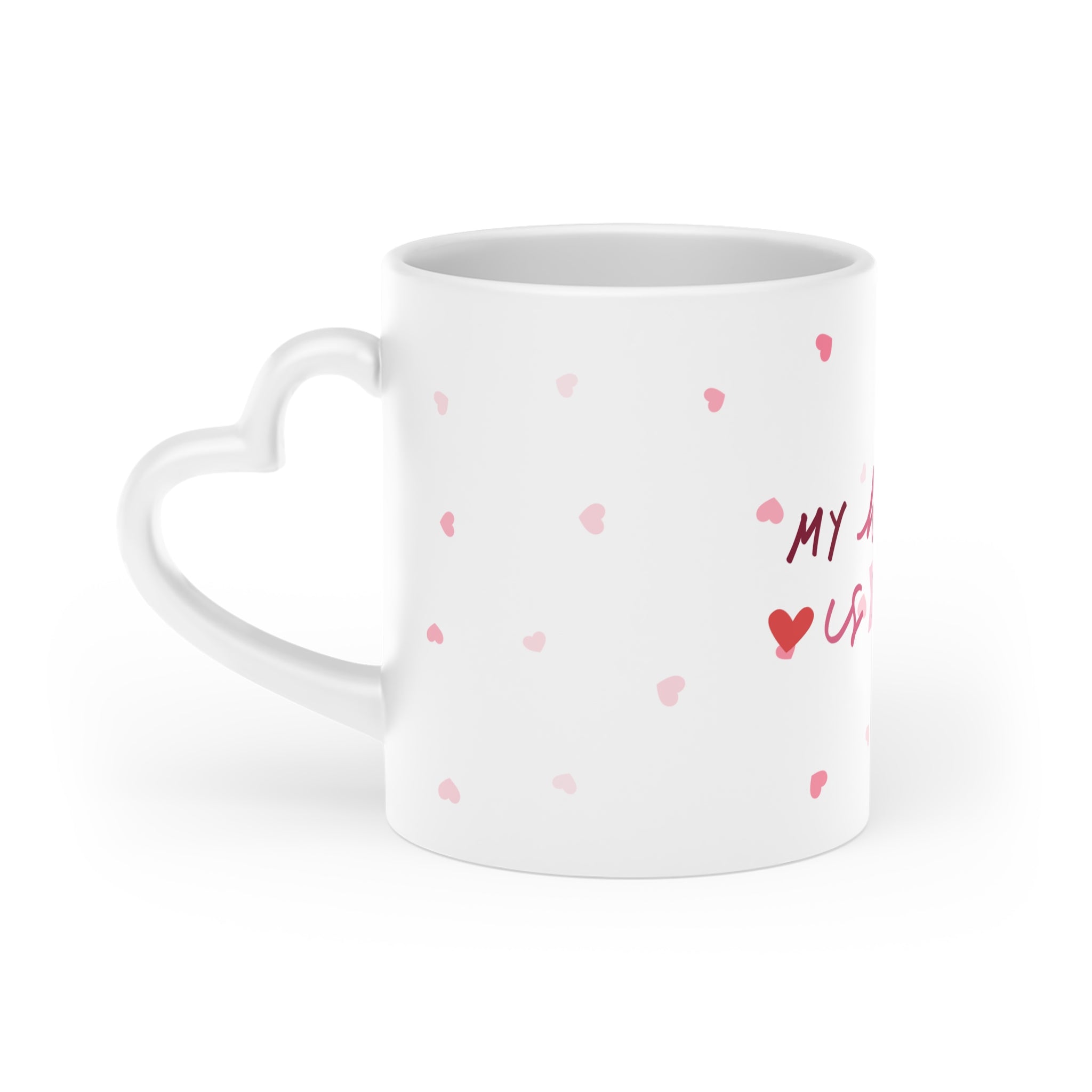Ceramic Mug — “My Heart Is Yours” Romantic Valentine’s Coffee Cup