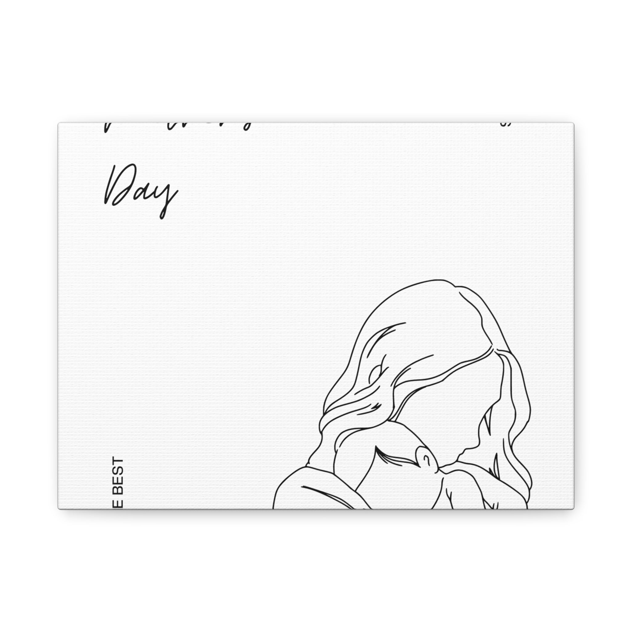 Mother's Day Matte Canvas Print — Stretched 1.25"