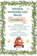 Winter Wonderland Magic Activity Book